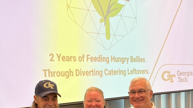 Image of Green Forks co-founders at the two-year anniversary.