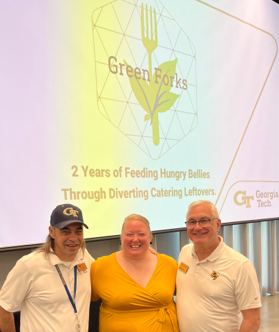 Image of Green Forks co-founders at the two-year anniversary.